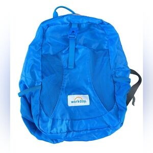 Workday Cruiser Backpack Core Blue Orange Lightweight Packable Backpack